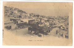 Algerie Alger CPA La ville haute