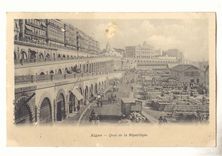 Algerie Alger CPA quai de la Republique