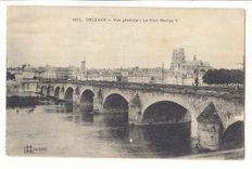 Orleans CPA vue generale Le pont George V
