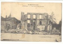 Luneville CPA Rue CArnot apres l'incendie