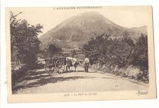 CPA Le Puy de Dome (attelage)