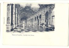 Palais de Versailles CPA La salle des glaces