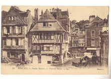 Morlaix CPA Vieilles maisons Place des Halles