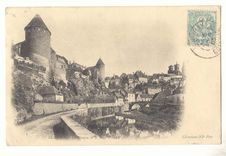 semur CPA Le donjon et le pont Pinard