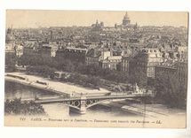 Paris (5eme) CPA Panorama vers le Pantheon 