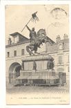 Falaise CPA La statue de Guillaume le conquerant