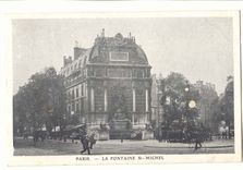 Paris (5eme) CPA La fontaine St Michel