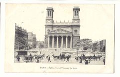 Paris (9eme) CPA Eglise Saint Vincent de Paul