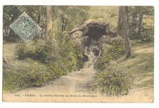 Paris CPA La petite grotte au bois de Boulogne