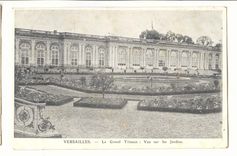 Versailles CPA Le grand Trianon Vue sur les jardins