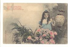 CPA Voeux Annee 1905 (enfant)