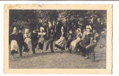 CPA Danse bretonne (folklore)