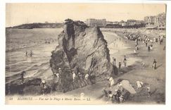 Biarritz CPA Vue sur la plage a maree basse