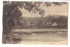 Besancon les Bains CPA Vue prise d ela promenade Micaud Barrage Saint Paul Pont de Bregille et la citadelle