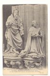 Musee de sculpture comparee CPA Ancienne chartreuse de Champmol pres Dijon Statues decorant le portail de l'eglise