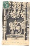 Blois CPA Le chateau Aile de Louis XII La statue de Louis XII