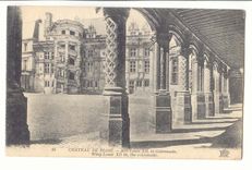 Blois CPA Le chateau Aile Louis XII la colonnade 