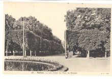 Poitiers CPA Les allees du parc de Blossac