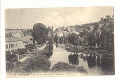 Poitiers CPA Vue sur le Clain pris de Chasseigne
