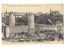 CPA Le chateau feodal de Fougeres est l'un des plus considerables d'Europe