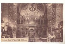 Nice CPA Cathedrale Russe Le maitre autel Inconostase