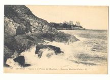 Dinard CPA Vagues a la pointe du Moulinet 