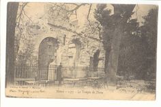 Nimes CPA Le temple de diane