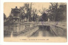 Nimes CPA Le jardin de la fontaine