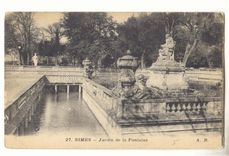Nimes CPA Le jardin de la fontaine