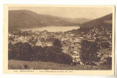 Gerardmer CPA Vue generale avec le lac