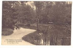 Plombieres les Bains CPA Le lac dans le parc