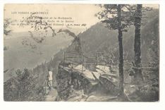 La schlucht et le Hoheneck CPA Le Belevedere de la roche et de la source