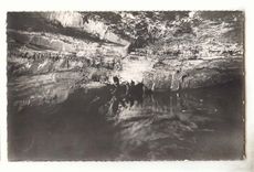 Les grottes d'Arcy sur Cure CPA Le lac