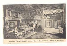 Chateau d'Ancy le Franc CPA Chambre des Arts decoree a fresques par le Primatice