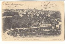 Avallon CPA Vue generale prise de la Morlande