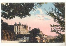 Pau CPA Le chateau Henri IV Vue du parc