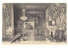 Pau CPA interieur du chateau chambre a coucher de Jeanne d'Albret