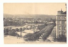 Pau CPA Vue sur le jurancon et le boulevard des Pyrenees