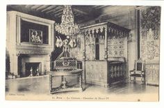 Pau CPA Le chateau Chambre de Henri IV