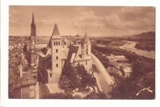 Pau CPA Vue Cavaliere L'ancien palais du parlement de Navarre au fond la vallee du Gave