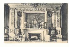 Pau CPA Le chateau le grand salon de reception Pendule Louis XIV