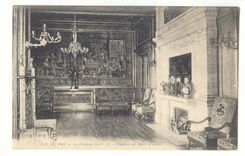 Pau CPA le chateau de Henri IV Chambre de Henri d'Albret