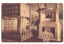 Pau CPA Le chateau Chambre des rois de Navarre et le berceau de Henri IV