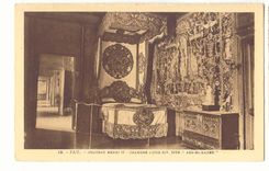 Pau CPA Chateau d'Henri IV Chambre Louis XIV Dite Abd el Kader