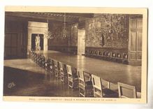 Pau CPA Chateau Henri IV Salle a manger et statue de Henri IV