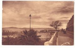 Pau CPA Le boulevard des Pyrenees et les coteaux de Jurancon