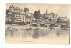 Pau CPA Le chateau vu de Jurancon