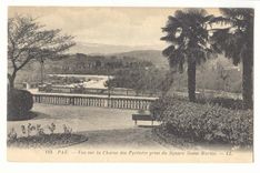 Pau CPA vue sur la chaine des Pyrenees prise du square Saint Martin