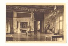 Pau CPA Chateau de Henri IV Grand salon de reception Ancienne salle du trone des rois de Navarre