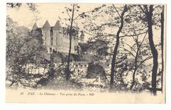 Pau CPA Le chateau Vue prise du parc